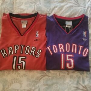 Lot of 2 Reebok Vince Carter Jerseys (M)